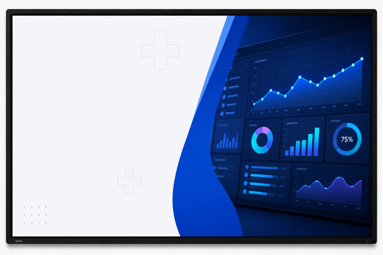 Dashboard analytics screen